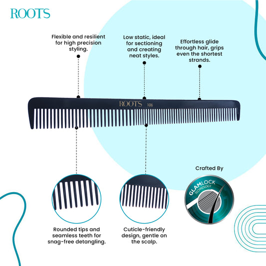 Roots Professional Cutting Comb (106)