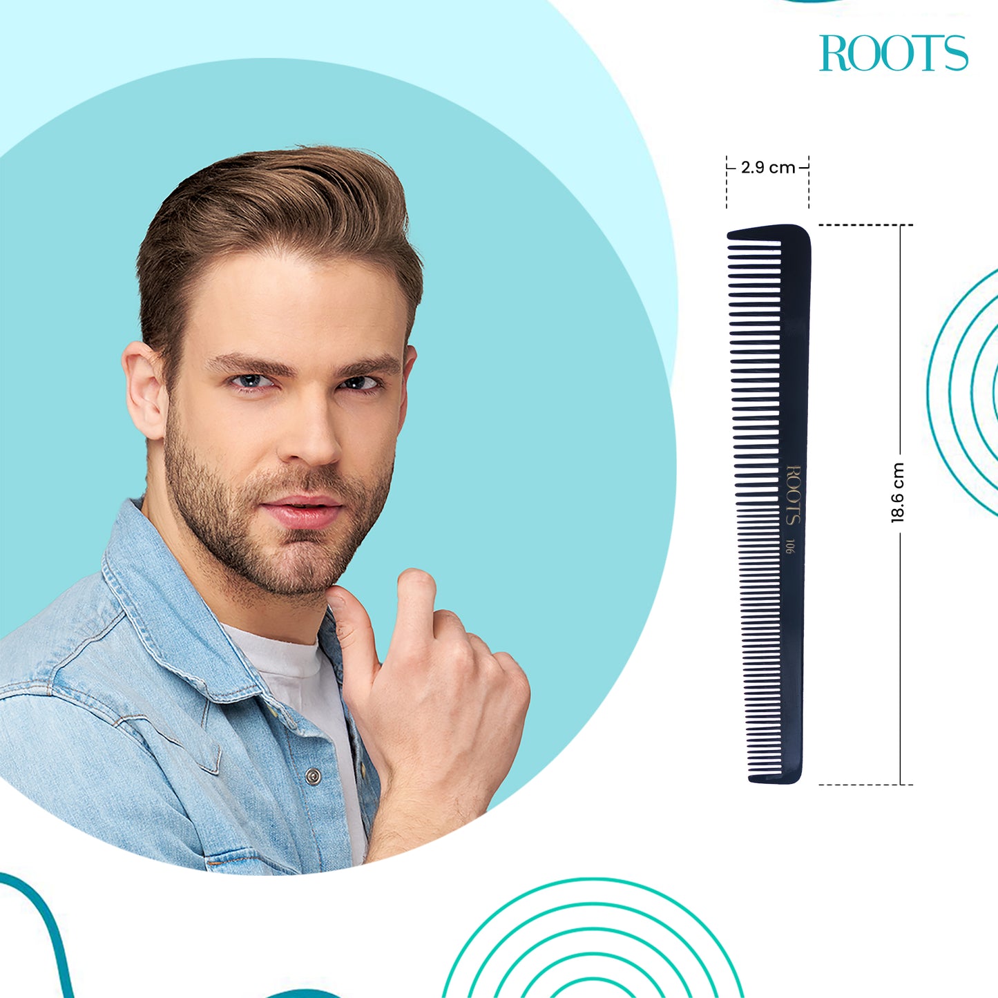 Roots Professional Cutting Comb (106)
