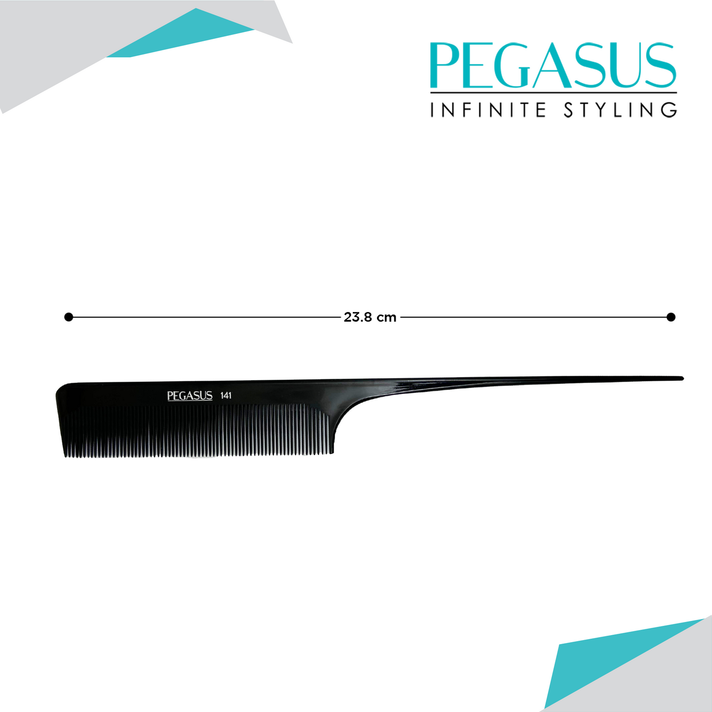 Pegasus 141 - Rat-tail Comb with long teeth