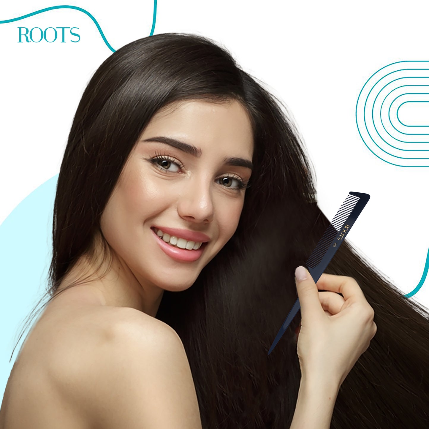 Roots Professional Rat-tail Comb (303)