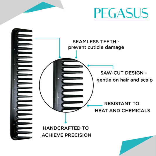 PEGASUS 406 - Wide Tooth FLEXINITE Comb