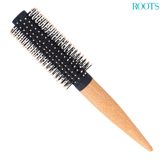 Roots Round Brush with wooden handle (BWR12)