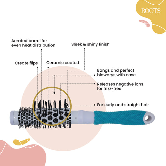 Roots Professional Brush with Ceramic Barrel (PEC25)