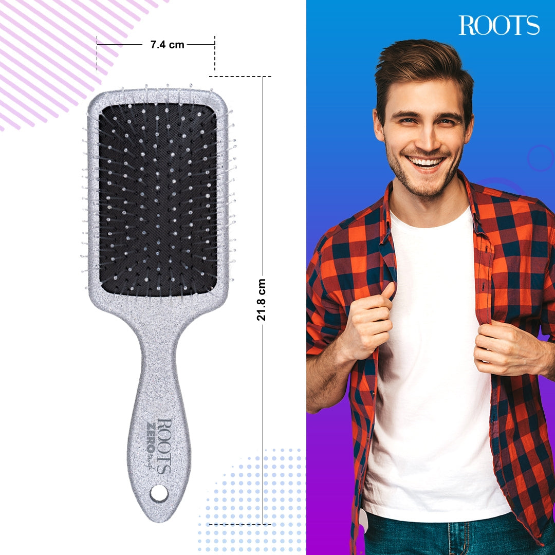 Roots ZeroTangl Medium Paddle Hair Brush (RZTM-SG)