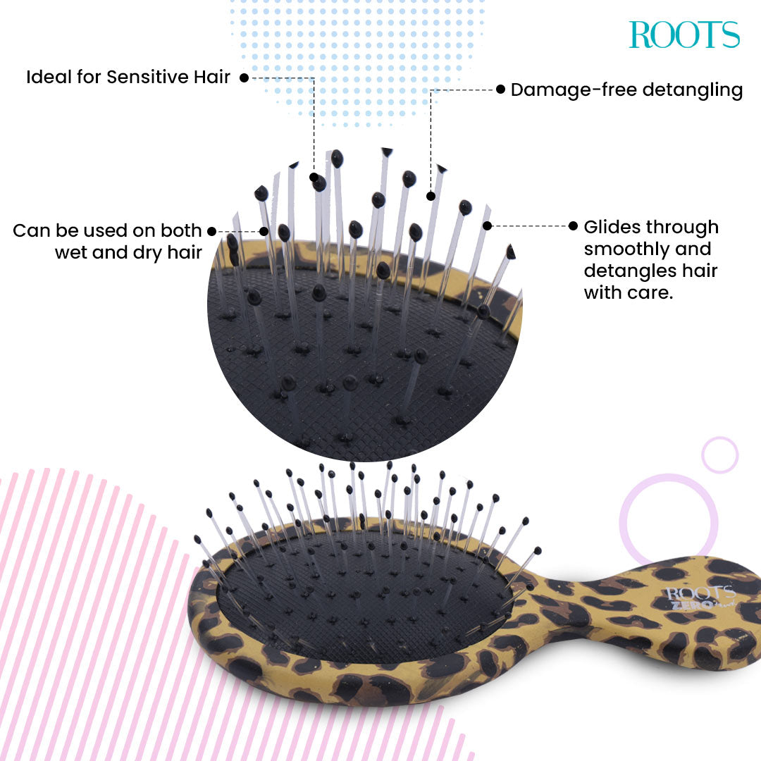 Roots ZeroTangl Mini Oval Hair Brush (RZTS-AN)