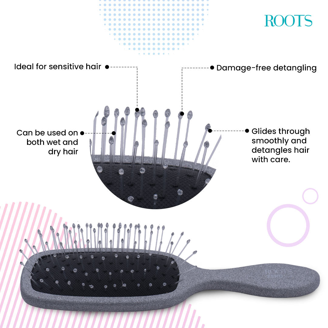 Roots ZeroTangl Mini Rectangle Hair Brush (RZTX-SG)