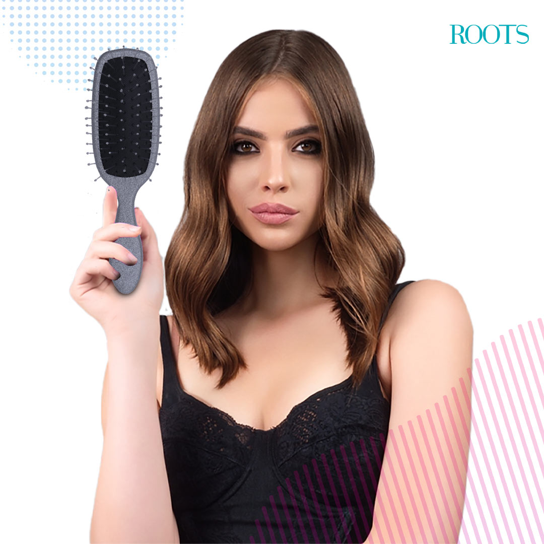 Roots ZeroTangl Mini Rectangle Hair Brush (RZTX-SG)