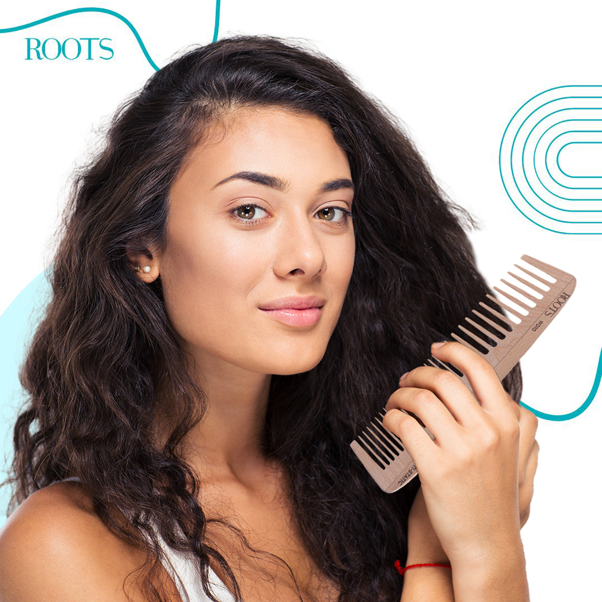Roots Wooden Dressing Comb (WD10)