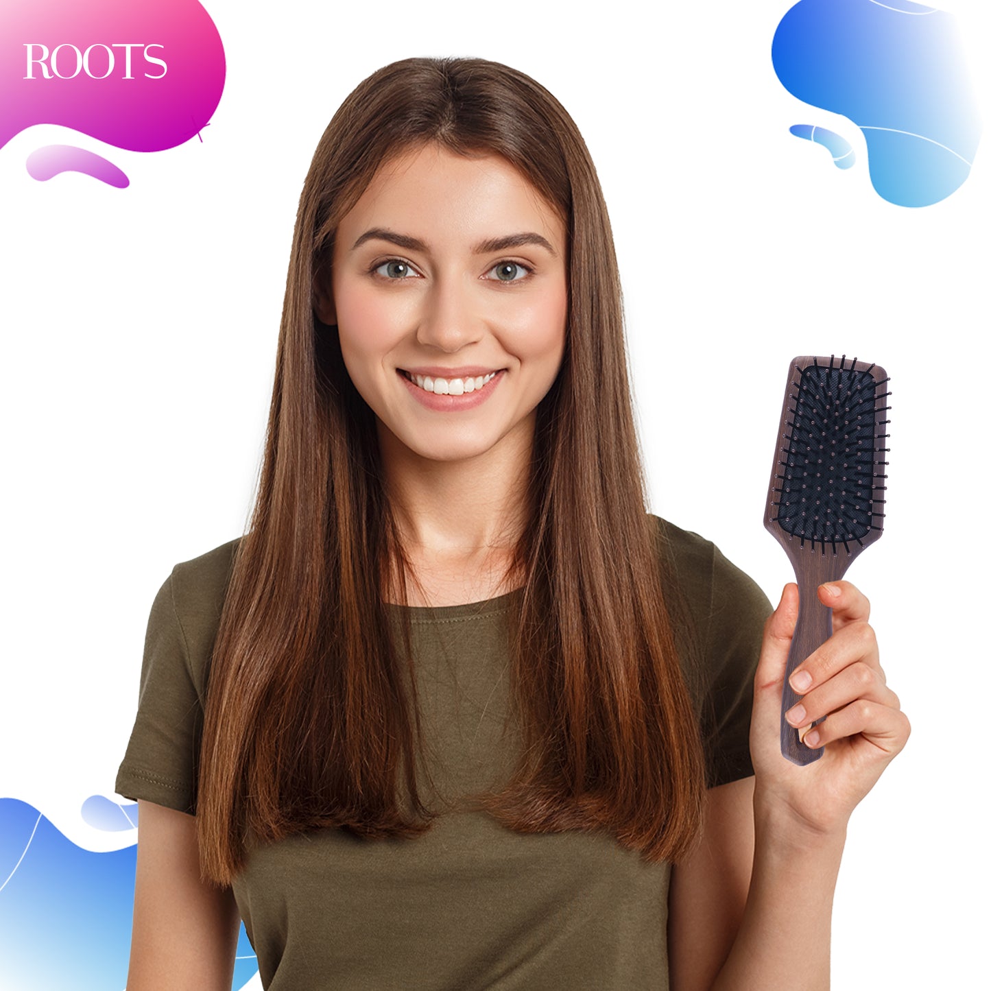 Roots TruGlam Medium size Styling Hair Brush (WDR85)