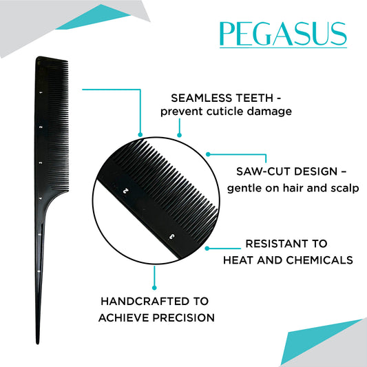 PEGASUS 101 - Rat-tail FLEXINITE Comb