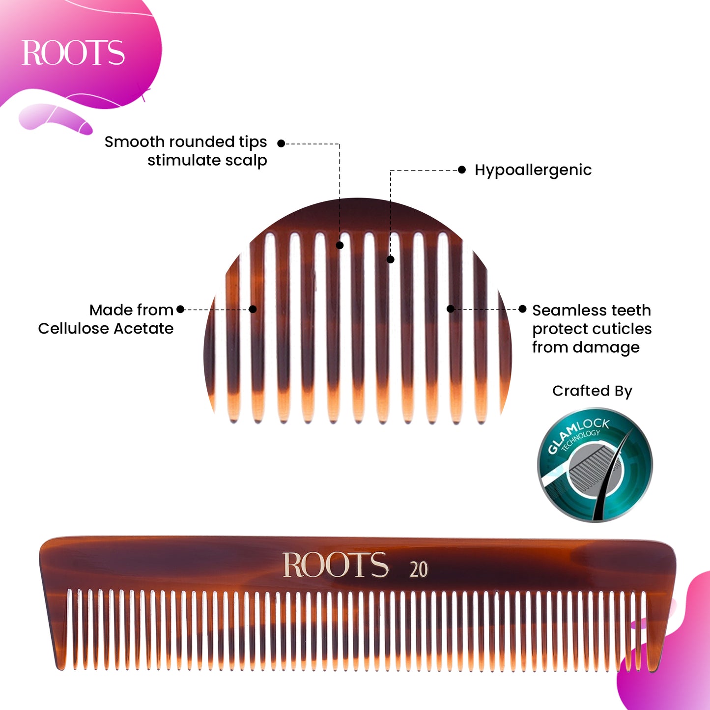 20 Classic – Wide Teeth Combs