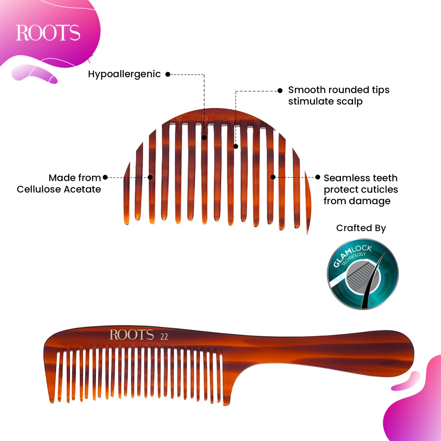 22 Classic – Wide Teeth Combs