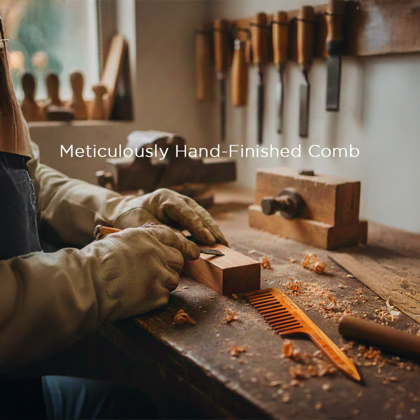 Roots Pocket Neem Wooden Comb (NM123)