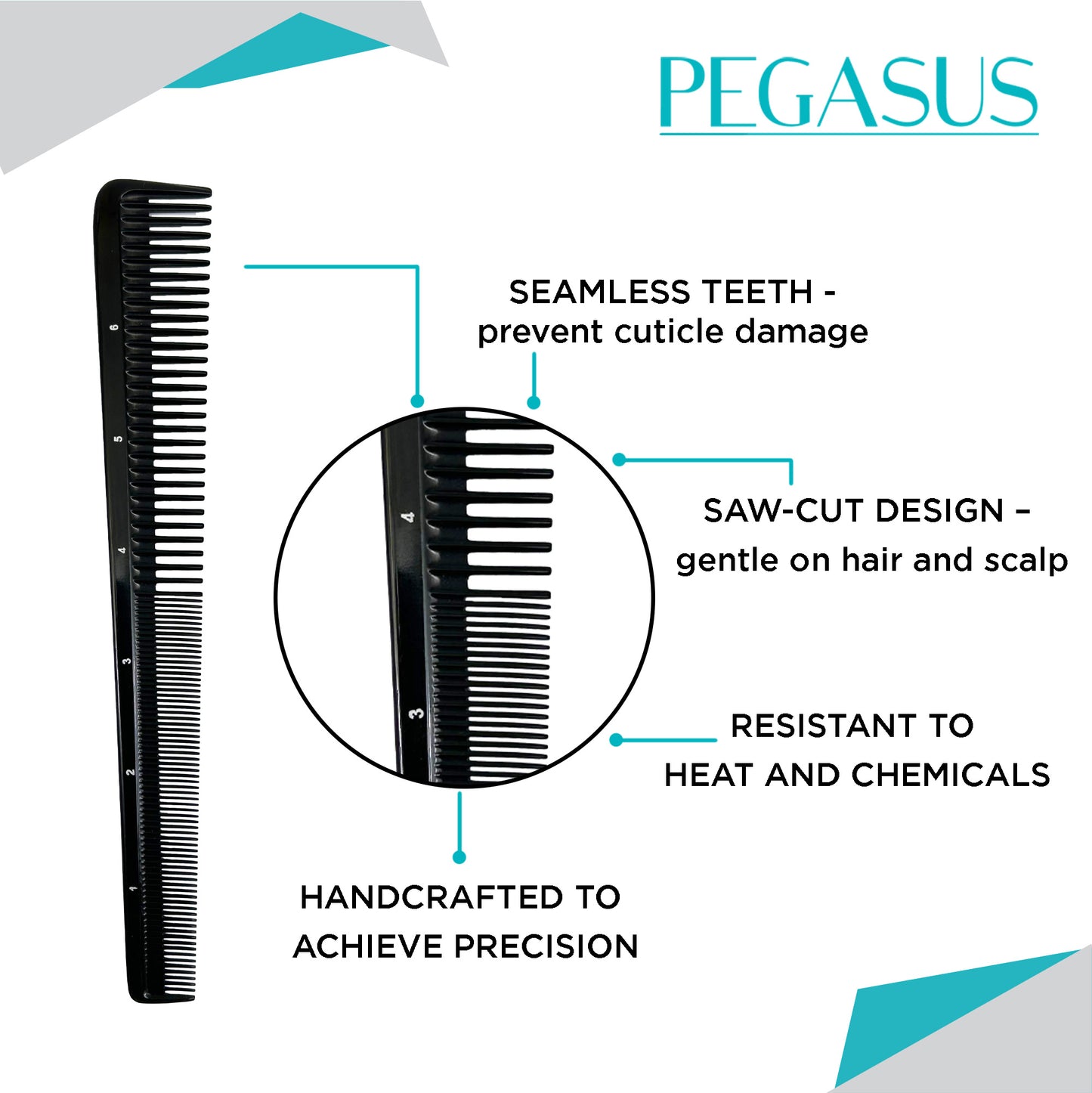 PEGASUS 302 - Barbering FLEXINITE Comb