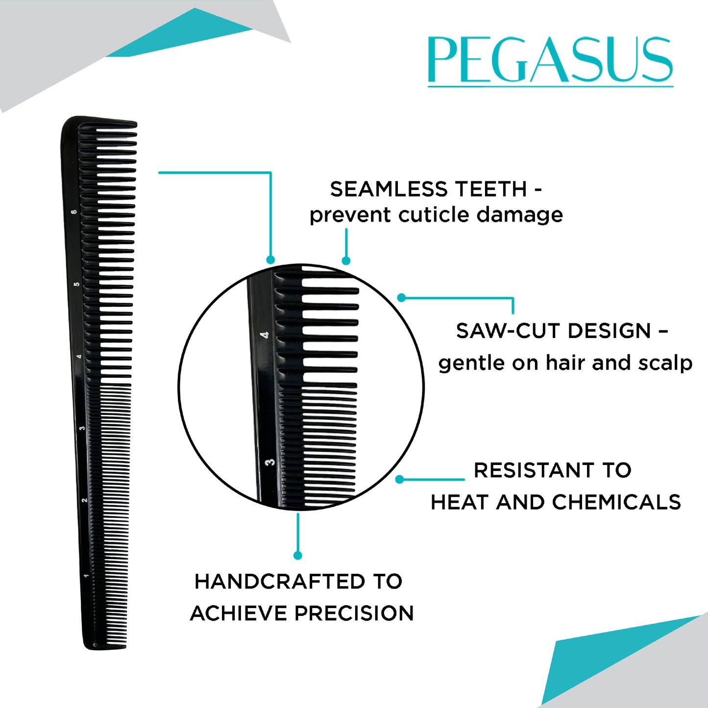 PEGASUS 302 - Barbering FLEXINITE Comb