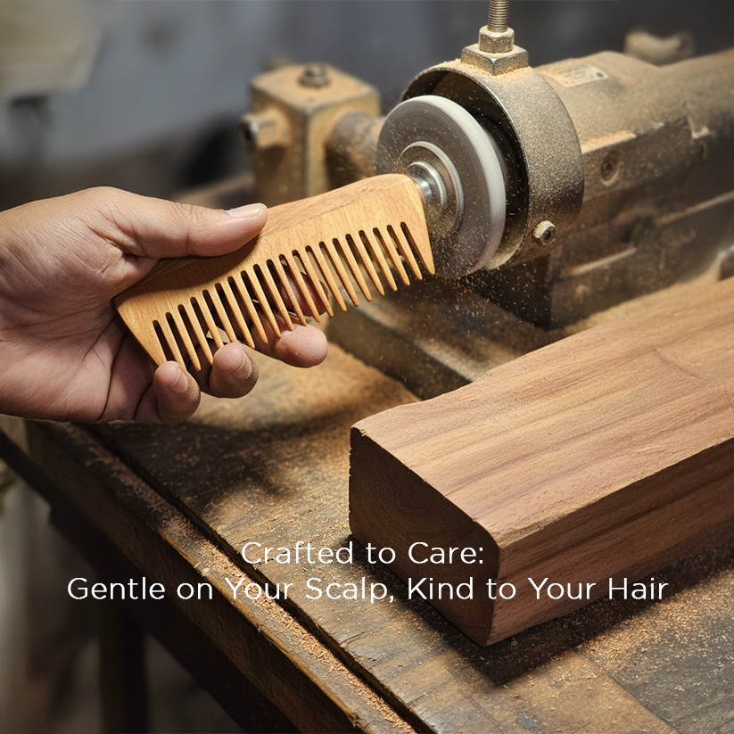 Roots Neem Wooden Comb (NM152)