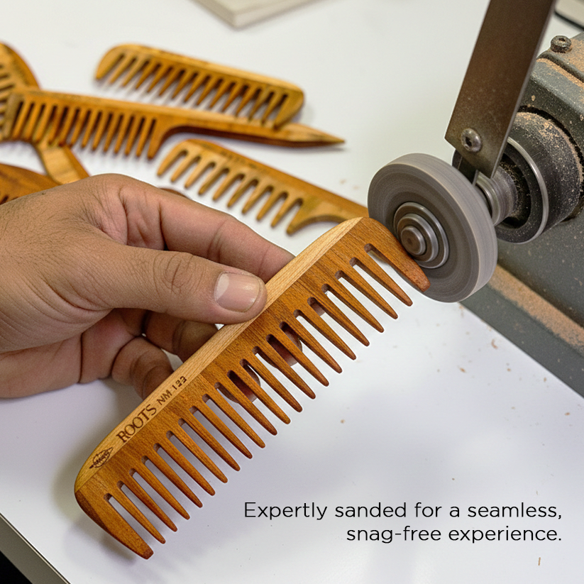 Roots Neem Wooden Comb (NM153)