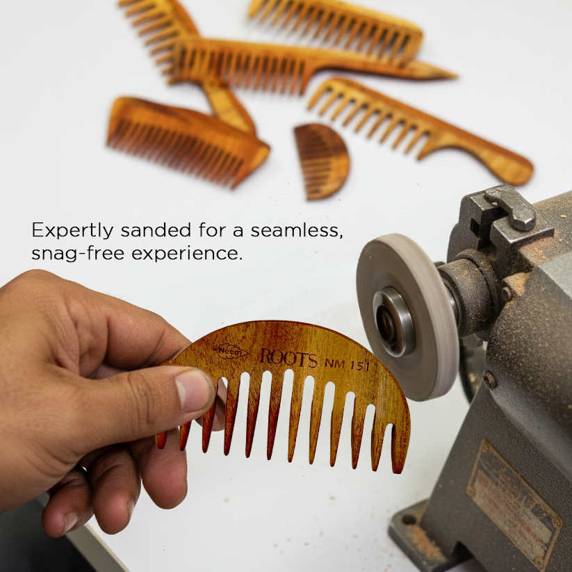 Roots Pocket Neem Wooden Comb (NM151)