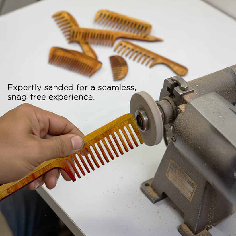 Roots Pocket Neem Wooden Comb (NM123)